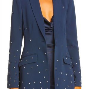 navy cinq a sept blazer size 0. fits like 0-2